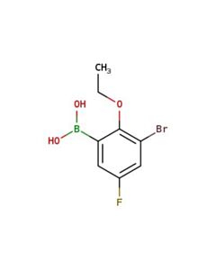 Astatech 3-BROMO-2-ETHOXY-5-FLUOROPHENYLBORONIC ACID, 95.00% Purity, 5G